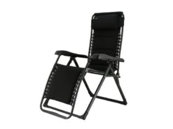 Travellife Barletta Stoel Relax Zwart -Sporten Buiten Kamperen 10 3 travellife barletta stoel relax zwart 2127380