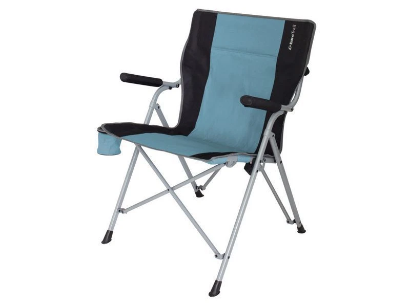 Eurotrail Vouwstoel Arras Staal Blauw-zwart 3 Eurotrail Vouwstoel Arras Staal Blauw-zwart