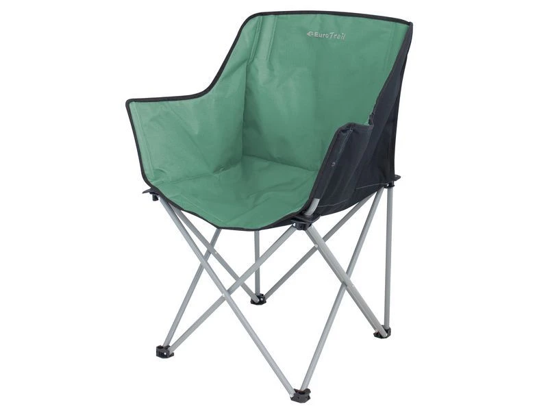 Eurotrail Vouwstoel Kampala Seagreen-zwart 3 Eurotrail Vouwstoel Kampala Seagreen-zwart