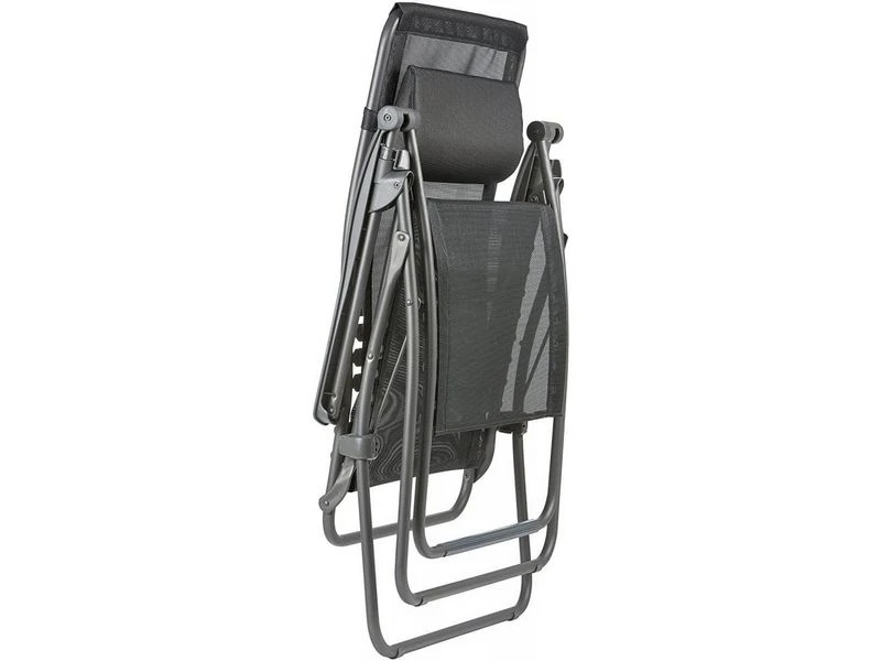 Lafuma RSXA Clip Batyline XL Relaxstoel Zwart 4 Lafuma RSXA Clip Batyline XL Relaxstoel Zwart - Afbeelding 2