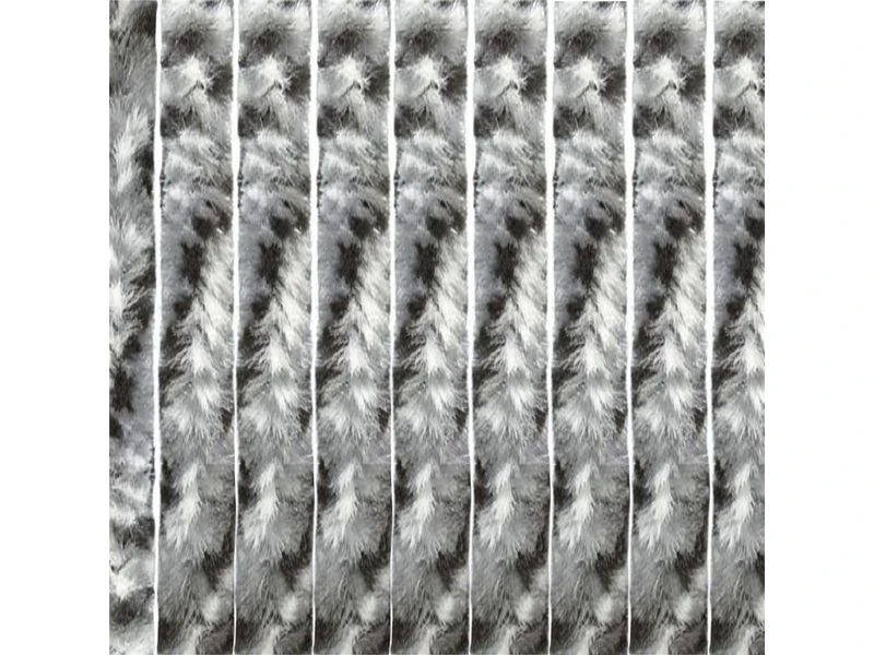 Travellife Chenille Rain Grijs/zwart 56x185cm 3 Travellife Chenille Rain Grijs/zwart 56x185cm