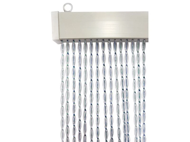 Vliegengordijn PVC Transparant-grijs-blauw 4 Vliegengordijn PVC Transparant-grijs-blauw - Afbeelding 2