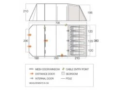 Vango Tunneltent Joro 600 Xl -Sporten Buiten Kamperen 20 2 vango tunneltent joro 600 xl terjoropom23taq