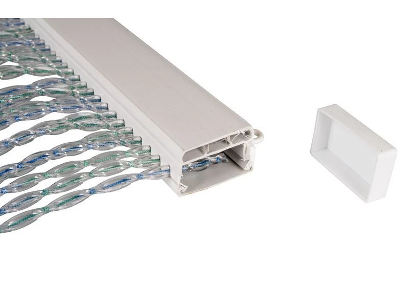 Vliegengordijn PVC Transparant-grijs-blauw 5 Vliegengordijn PVC Transparant-grijs-blauw - Afbeelding 3