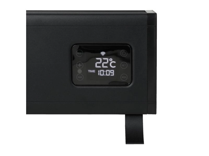 Eurom Alutherm Baseboard 2000 Black Elektrische Convector Kachel 7 Eurom Alutherm Baseboard 2000 Black Elektrische Convector Kachel - Afbeelding 5