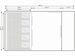 Eurotrail Familie Tent Tampa Katoen-polyester Alu Stokken -Sporten Buiten Kamperen 22 5 eurotrail familie tent tampa katoen polyester alu stokken ette0887 2704
