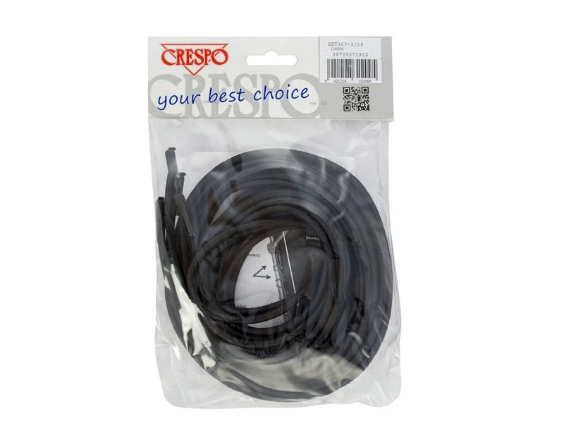 Crespo Elastiek Ligbedden 4 Stuks Zwart 5 Crespo Elastiek Ligbedden 4 Stuks Zwart - Afbeelding 3