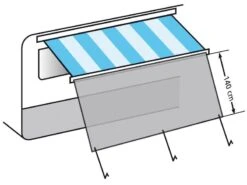 Eurotrail Sunblocker 350 X 140 Cm 9 Eurotrail Sunblocker 350 X 140 Cm -Sporten Buiten Kamperen 24 3 eurotrail sunblocker 350 x 140 cm etct0025