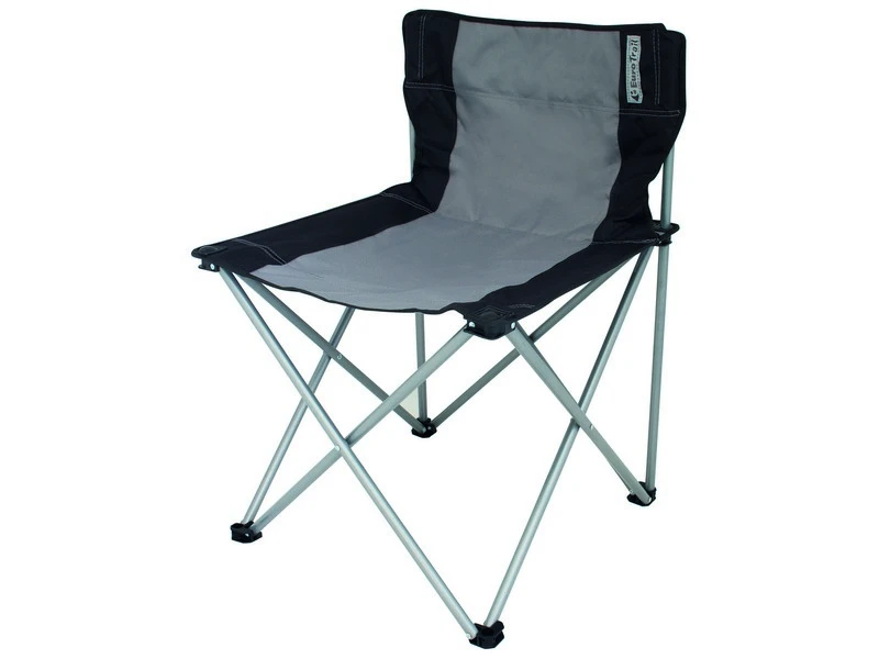 Eurotrail Vouwstoel Tilac Staal Grijs-Zwart 3 Eurotrail Vouwstoel Tilac Staal Grijs-Zwart