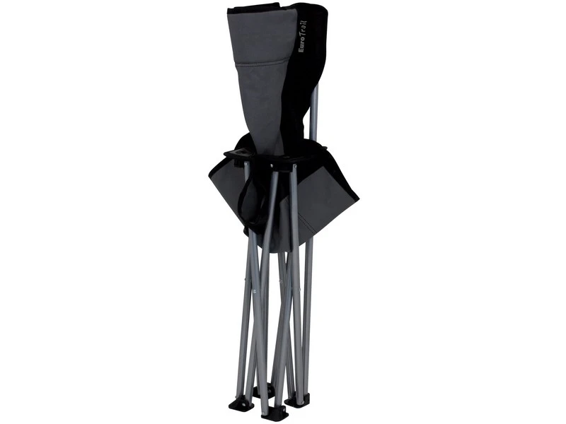 Eurotrail Vouwstoel Tilac Staal Grijs-Zwart 5 Eurotrail Vouwstoel Tilac Staal Grijs-Zwart - Afbeelding 3