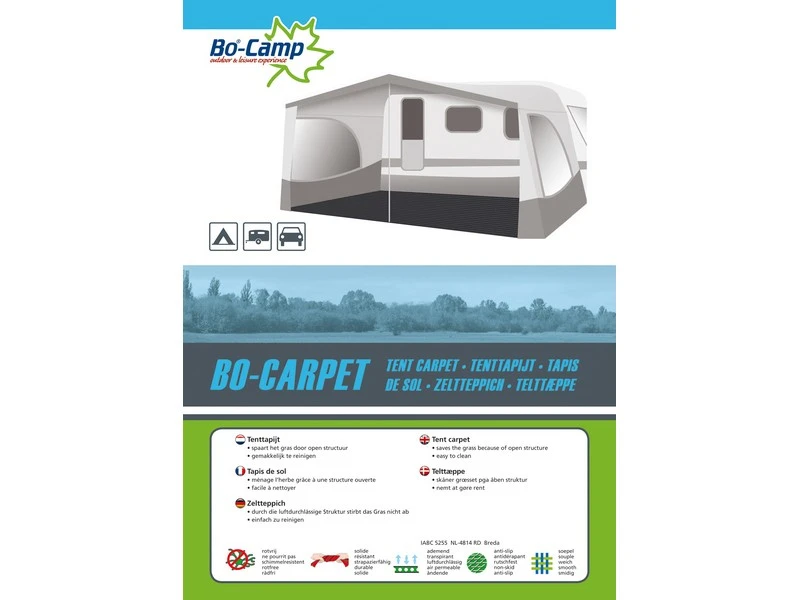Bo Camp Tenttapijt Bo-carpet Antraciet 5 Bo Camp Tenttapijt Bo-carpet Antraciet - Afbeelding 3
