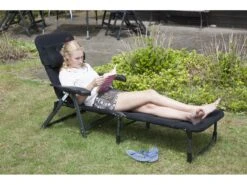 Crespo Zit Ligstoel Ap-233 Air-deluxe Zwart Kleur 80 -Sporten Buiten Kamperen 43 5 crespo zit ligstoel ap 233 air de luxe kleur 80 zwart