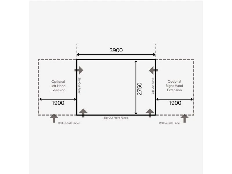 Kampa Dometic Opblaasbare Voortent Club Air Pro 390 S 4 Kampa Dometic Opblaasbare Voortent Club Air Pro 390 S - Afbeelding 2