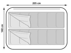 Eurotrail Pop Out Binnentent Caravan -Sporten Buiten Kamperen 45 5 eurotrail pop out binnentent carvan etct0094