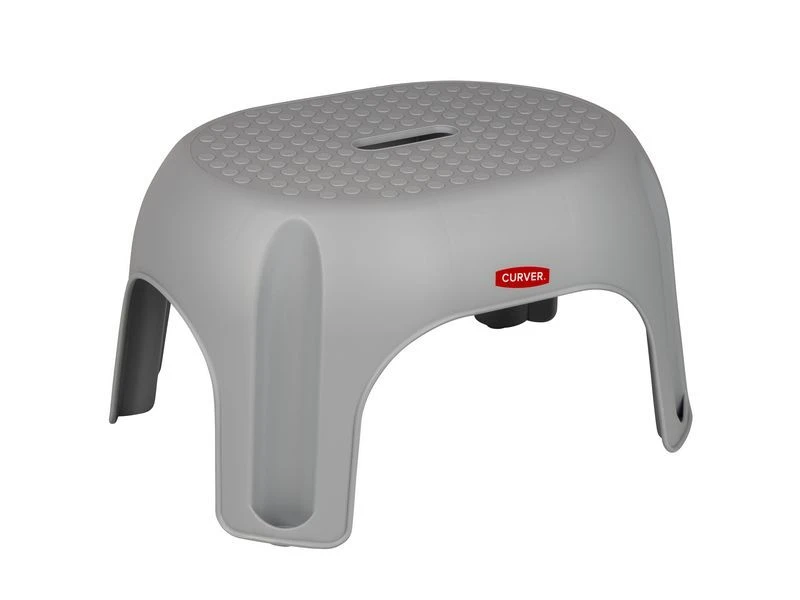 Curver Opstapje Kunststof 43x33x24 Cm Grijs 3 Curver Opstapje Kunststof 43x33x24 Cm Grijs