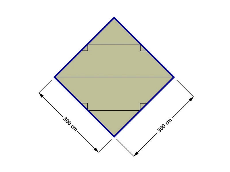 Eurotrail Tarp Turner 300 X 300 Poyester 5 Eurotrail Tarp Turner 300 X 300 Poyester - Afbeelding 3