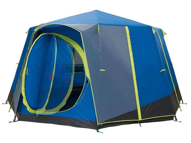 Coleman Familie Tent Octagon Blue-lime 3 Coleman Familie Tent Octagon Blue-lime