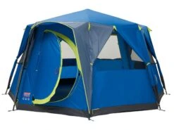 Coleman Familie Tent Octagon Blue-lime 10 Coleman Familie Tent Octagon Blue-lime -Sporten Buiten Kamperen 64 2 coleman familie tent octagon blue lime 2000035750