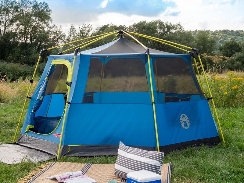 Coleman Familie Tent Octago Blue-lime 8 Coleman Familie Tent Octago Blue-lime - Afbeelding 6