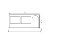 Eurotrail Canopy Room Bergen 440 -Sporten Buiten Kamperen eurotrail bergen canopy room caravanstore 440 etct0163 3