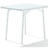 Sieger (camping) Tafel 80 X 60 Cm Wit. -Sporten Buiten Kamperen sieger campingtafel 80x60 wit 110 w