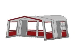 Hele Luifel Voor Voortent Aanritsbaar De Vaart Lux Serie Bordeaux -Sporten Buiten Kamperen te velde voortenten hele luifel aanritsbaar voor voortent de vaart lux rechts bordo
